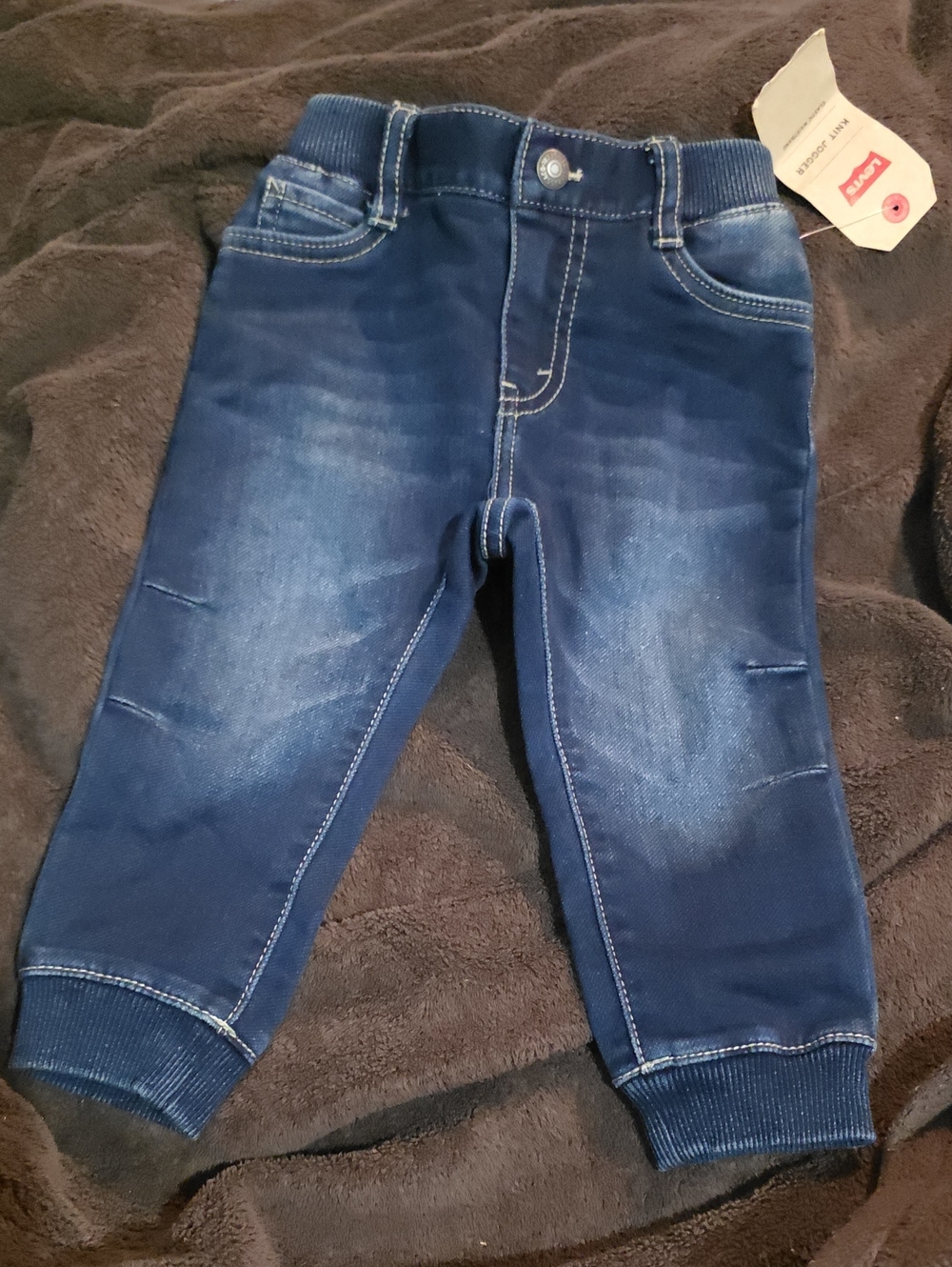 Levi's Toddler Dark Blue Stretch Jogger Jeans